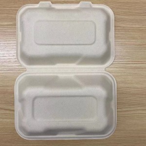 Biodegradable Eco Friendly Bamboo Take Out to Go Food Containers with Lids